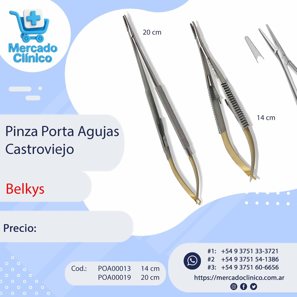 Porta Agujas Castroviejo - Belkys