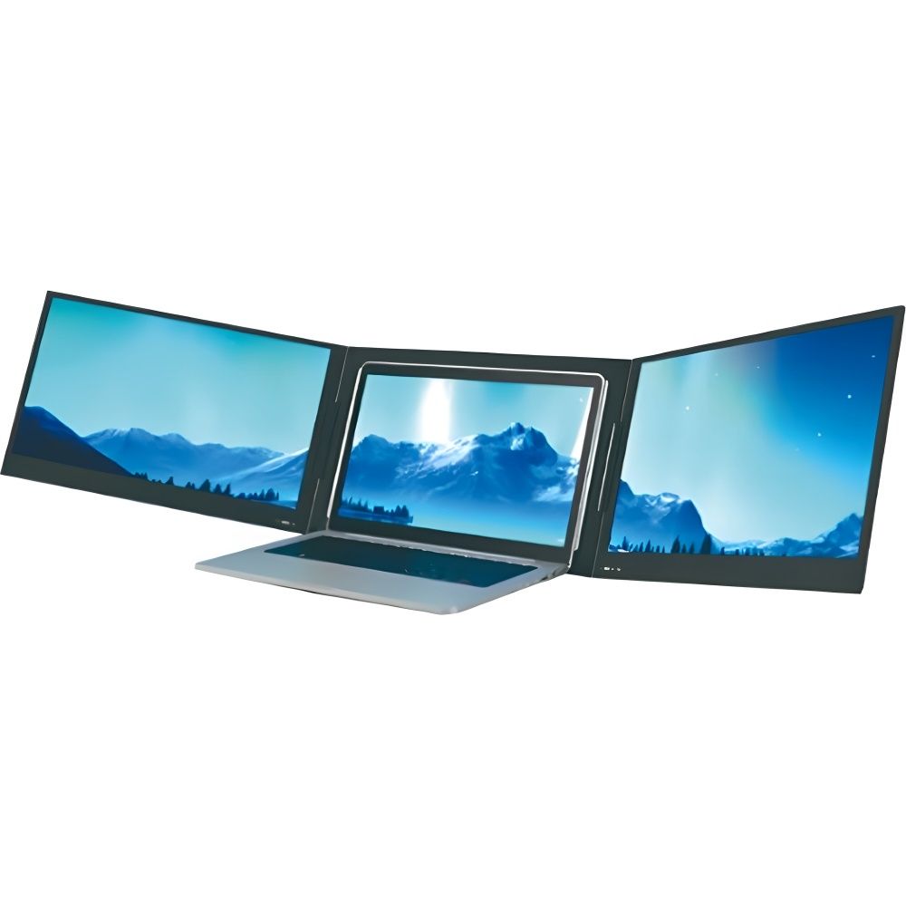 Monitor Portátil Dual Satellite A-DM1501 15.6" FHD para Notebook de 16” - Negro