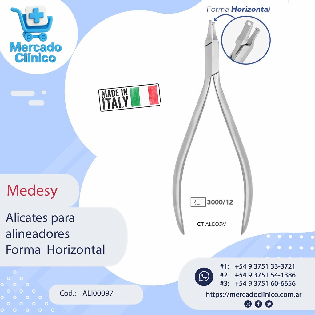 Alicates para  alineadores Forma Gota - Medesy