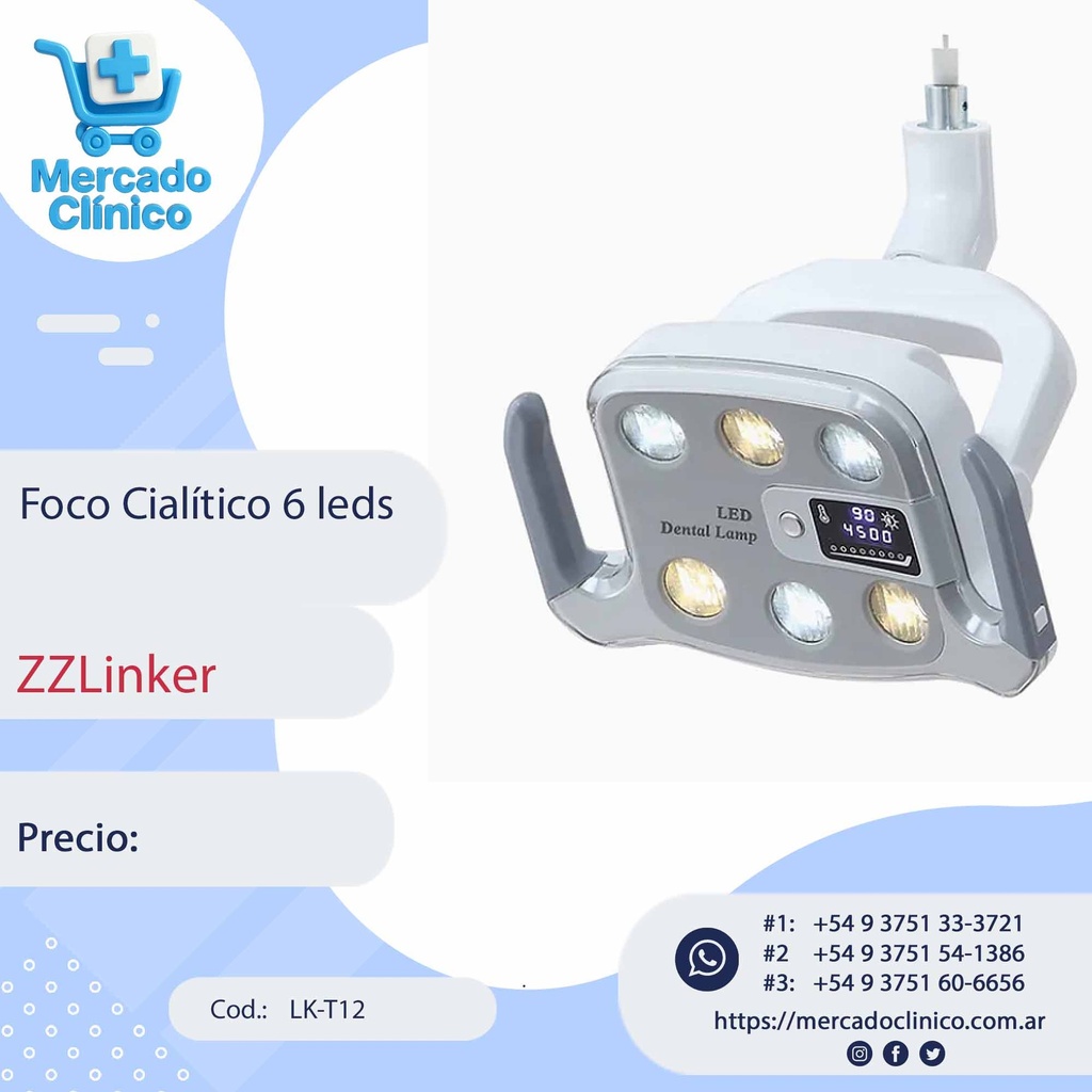 Foco Cialítico de 6 LED - ZZLinker