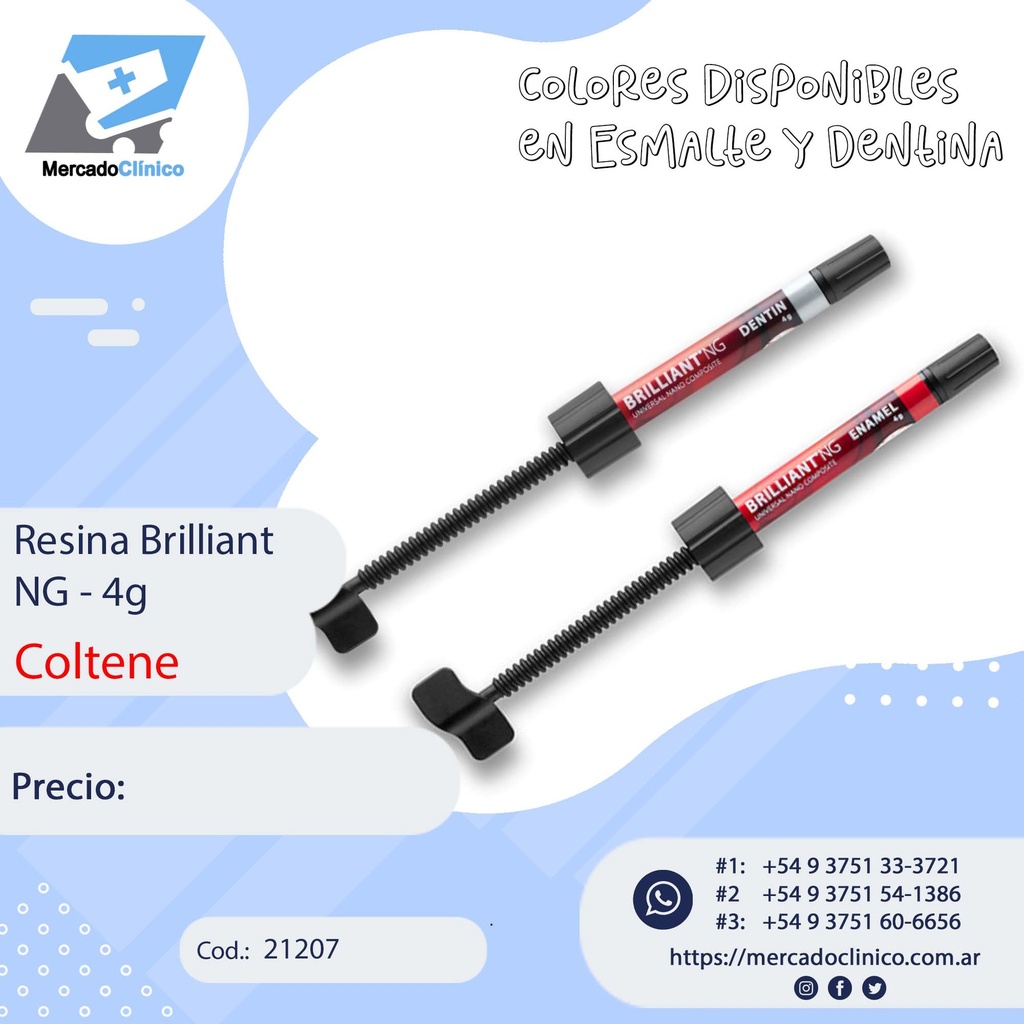 Resina Composite - Brilliant NG - 4 g - Coltene