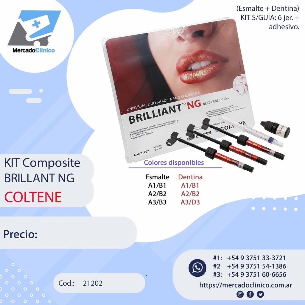 KIT Composite  Brilliant NG - Coltene