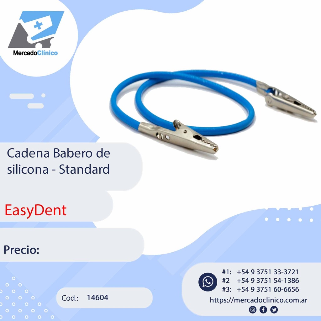 Cadena Babero de silicona - Standard