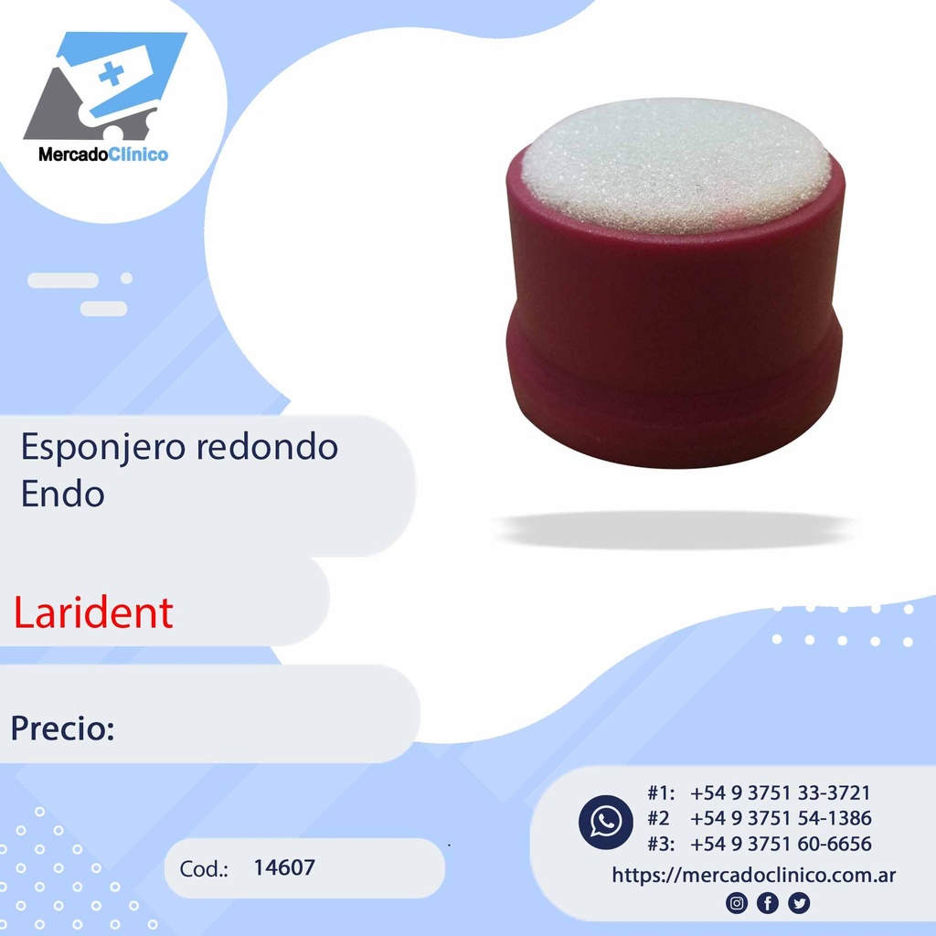 Esponjero redondo Endo - Larident