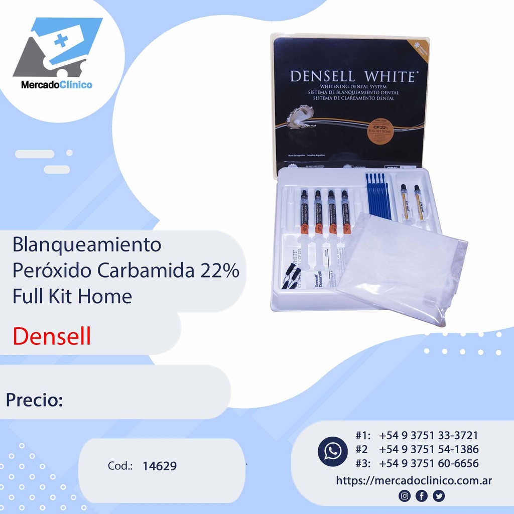Blanqueamiento CP22% - Full Kit Home - Densell