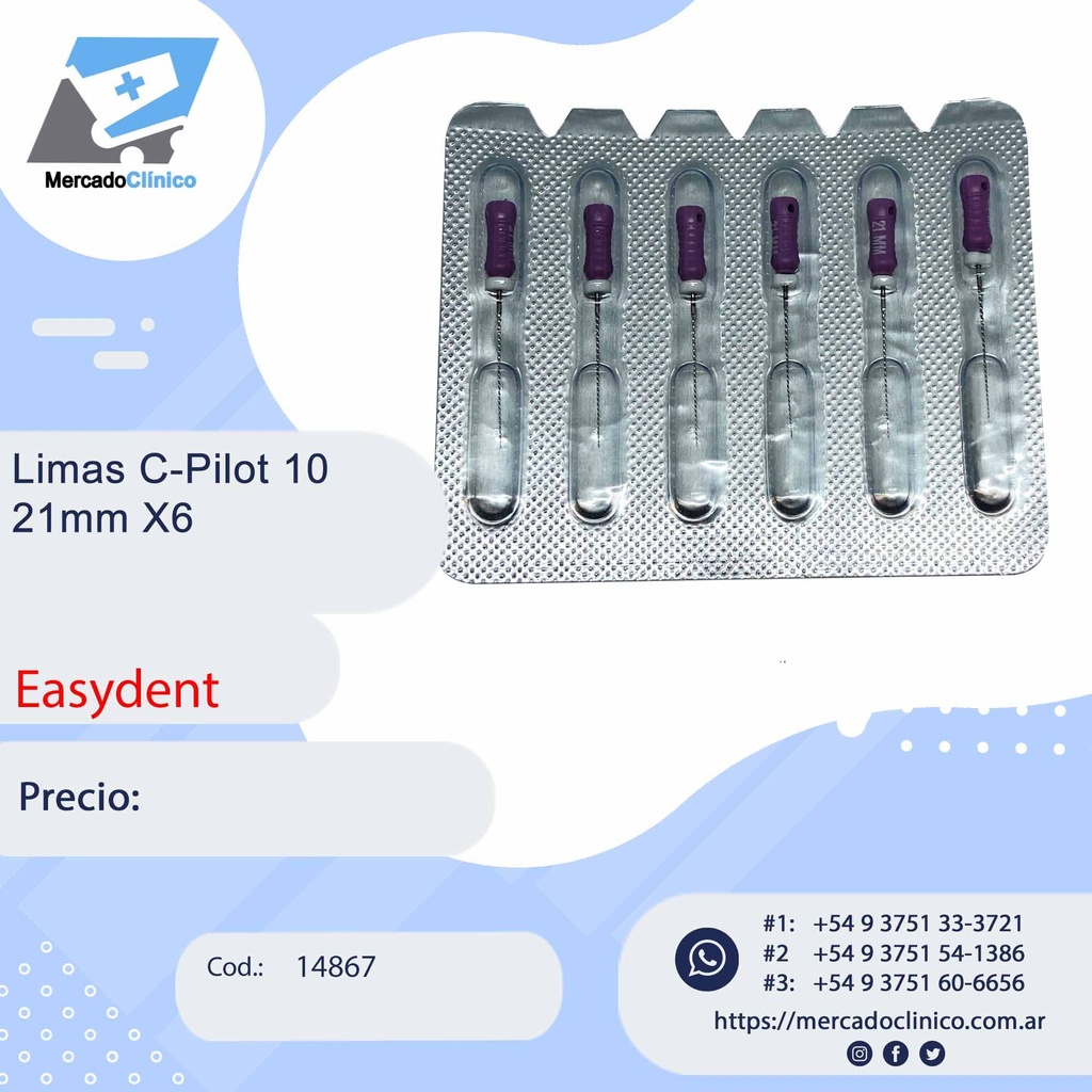 Limas C-Pilot 10 - 21mm X6 - Easydent