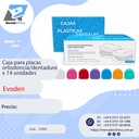 Caja / Box para placas ortodoncia/dentadura CON VENTILACION x 14 unidades  - SURTIDAS- EVODEN