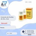 Cemento de Fosfato de Zinc, Avío: 35g + 15ml. HARVARD