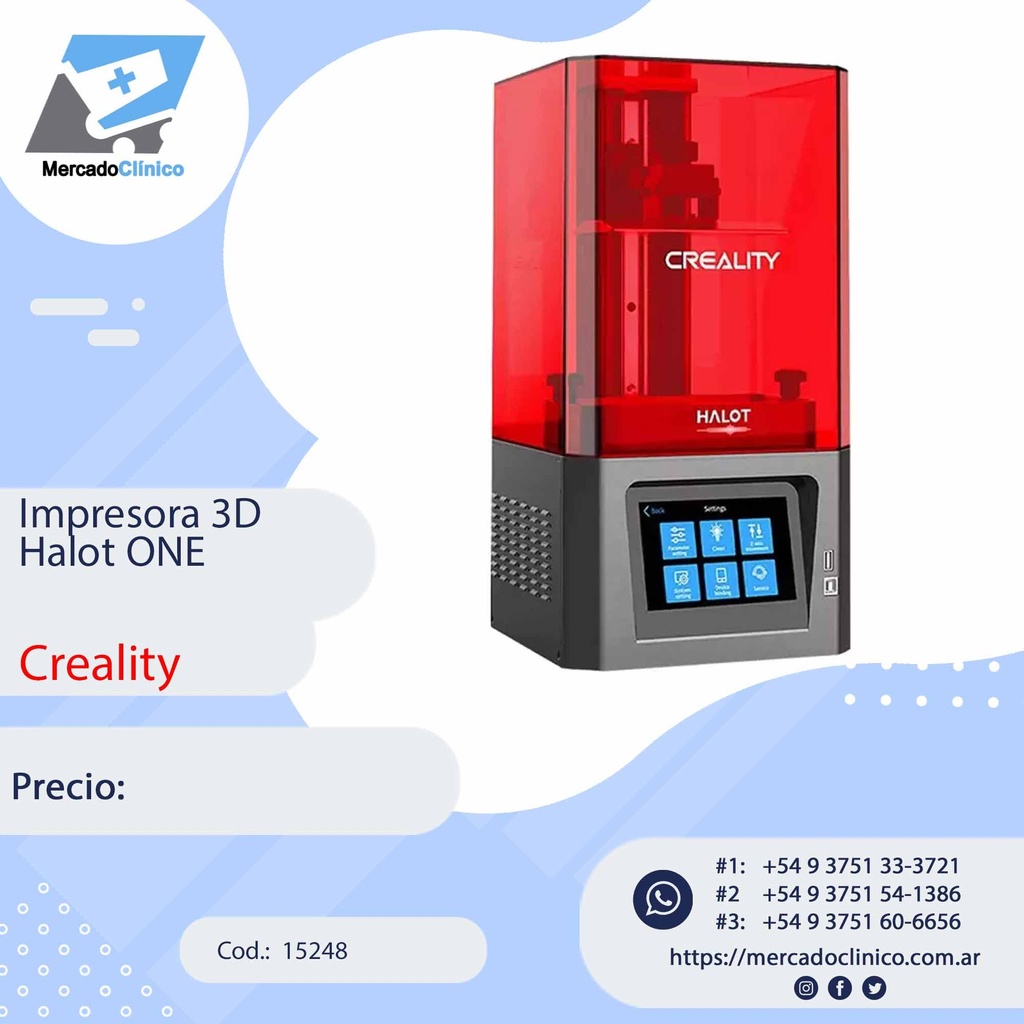 Impresora 3D  Halot ONE - CREALITY