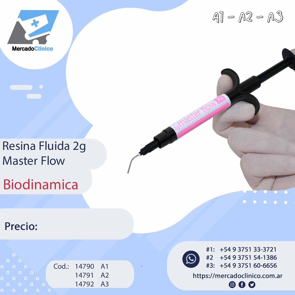 Resina Flow - MASTER FLOW - Biodinamica