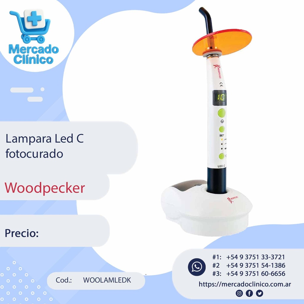 Lámpara Led.C / Fotocurado - Woodpecker