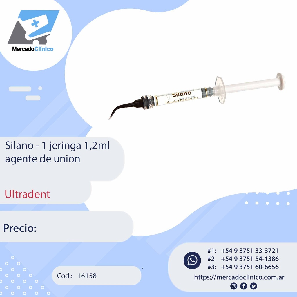 Silano - 1 jeringa 1,2ml agente de unión - Ultradent
