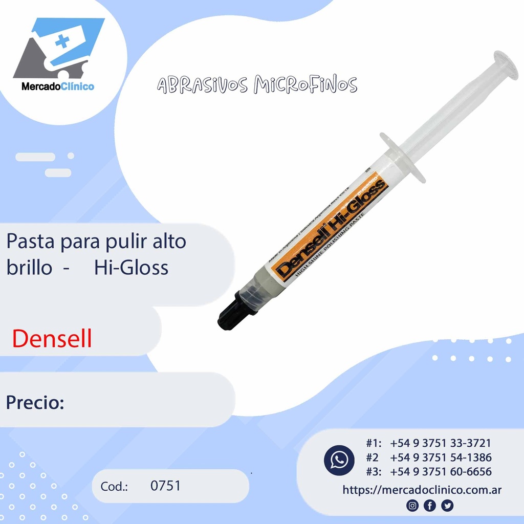Pasta para pulido de alto brillo HI-GLOSS- Densell