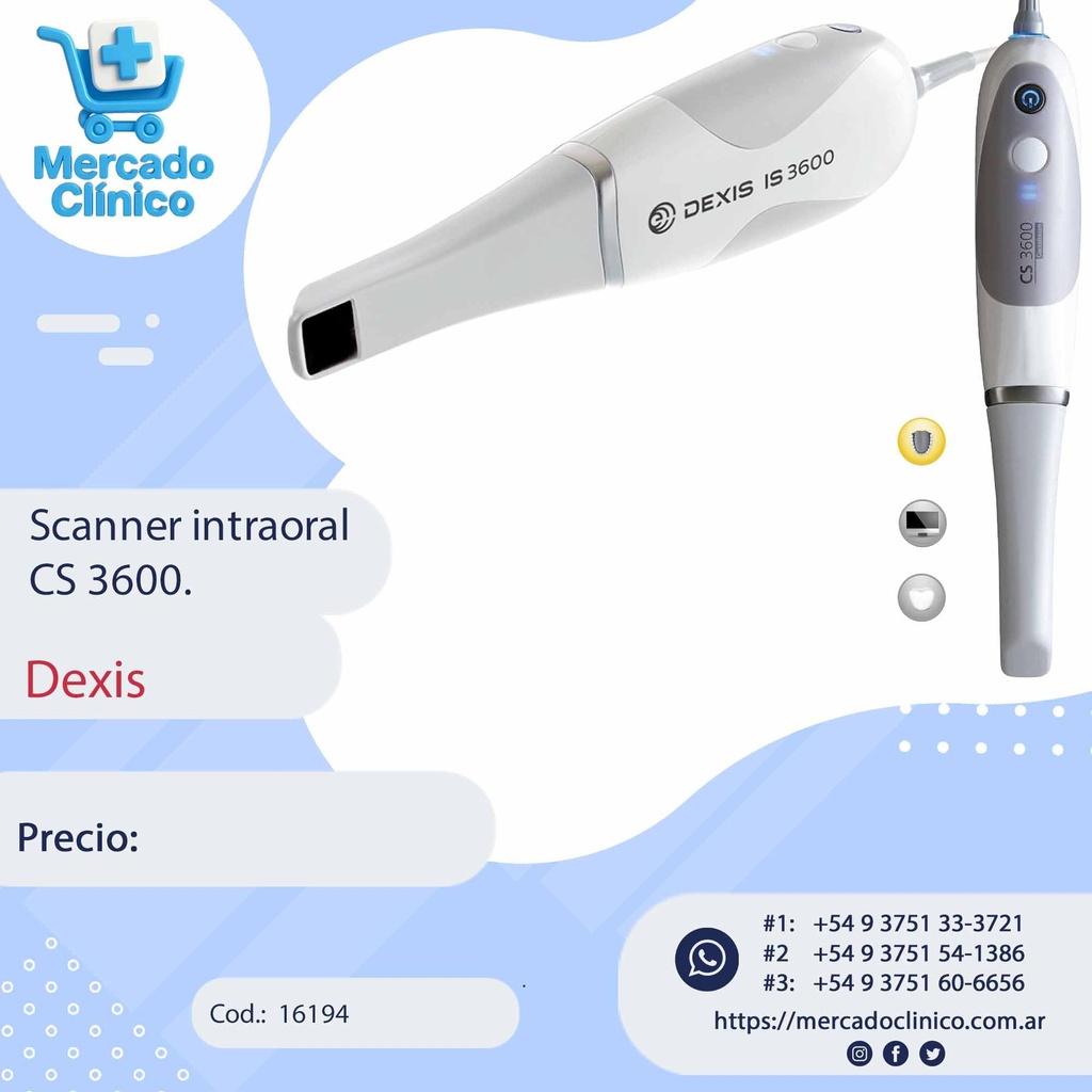Escaner / Scanner intraoral CS 3600 - Carestream