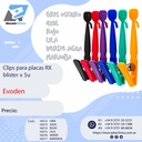 Clips para placas RX blister x 5u - Evoden