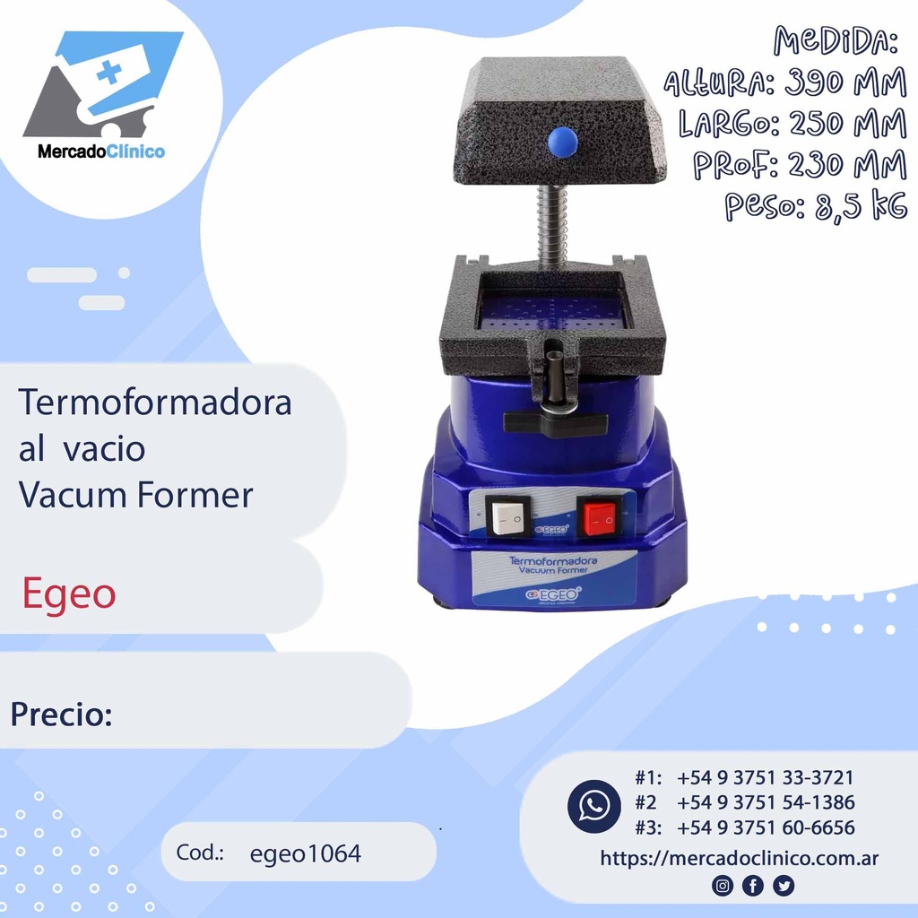 Termoformadora  al  vacio  Vacum Former - EGEO