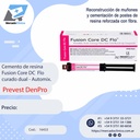 Cemento de resina Fusion Core DC Flo curado dual - Automix - Prevest