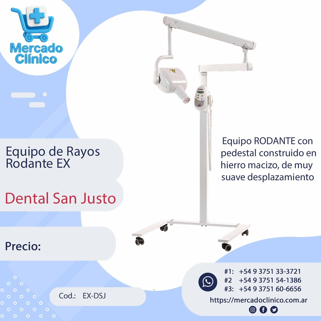 Equipo de Rayos RODANTE EX - Dental San Justo
