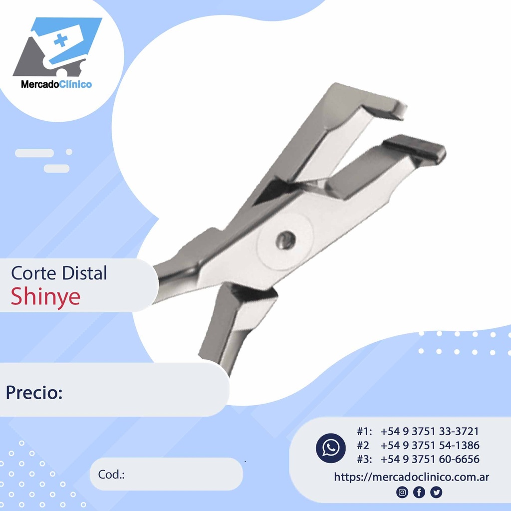 Alicate de CORTE DISTAL MINI - SHINYE