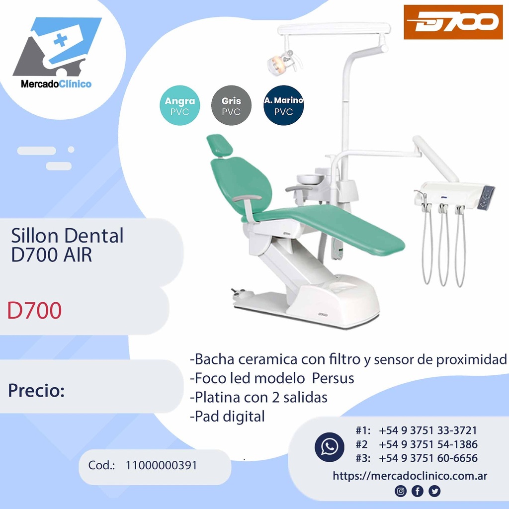 Sillón Dental D700 Air - D700