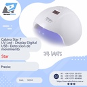 Cabina Star 7 UV Led - Display Digital USB - Detección de movimiento - STAR