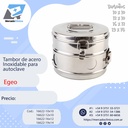 Tambor de acero  Inoxidable para  autoclave -EGEO