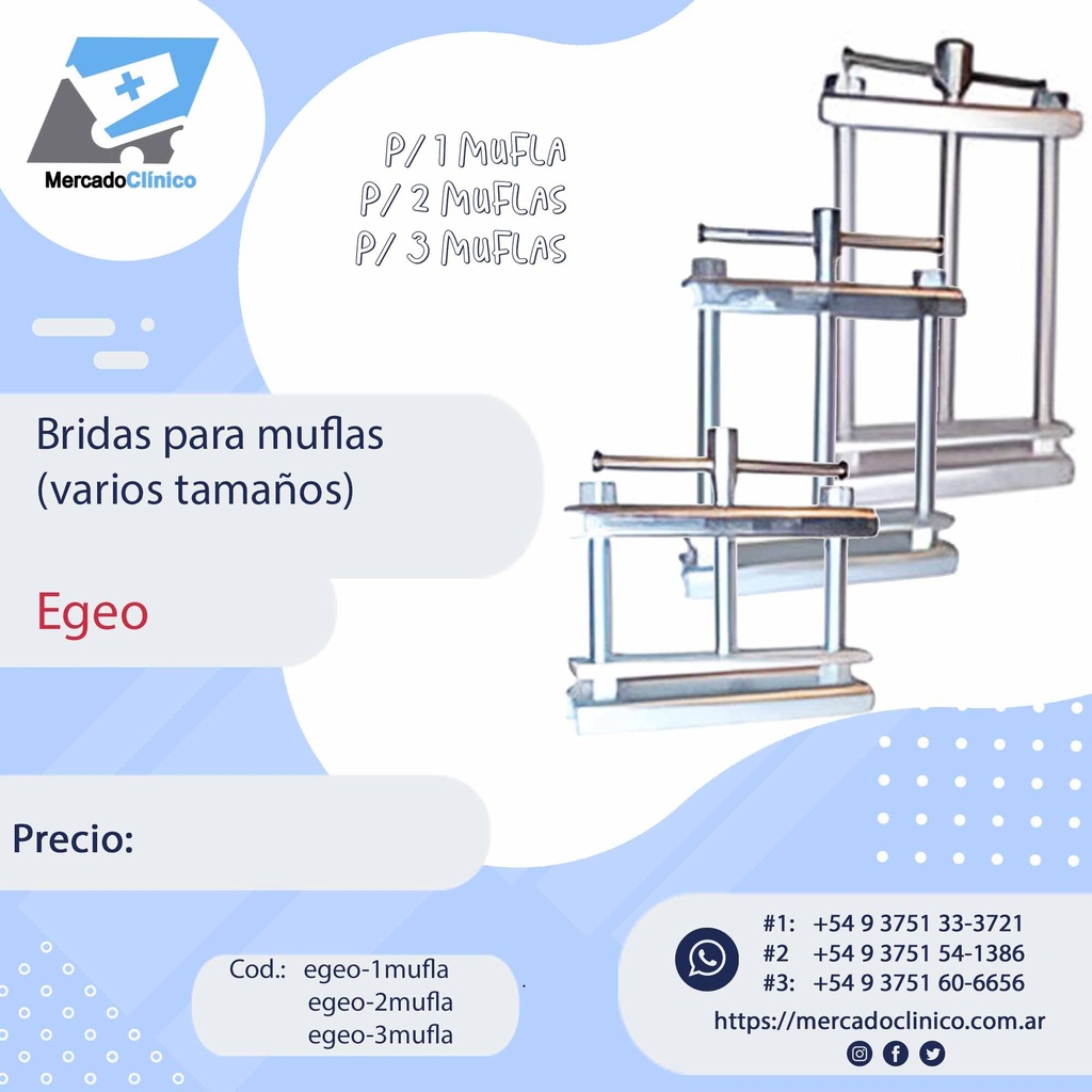 Bridas para muflas - Egeo