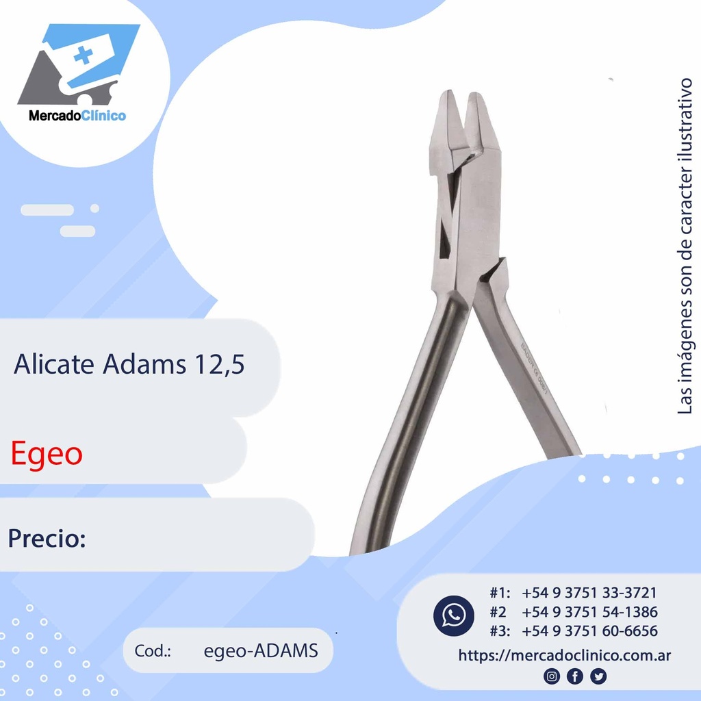 Alicate Adams 12,5 - Egeo