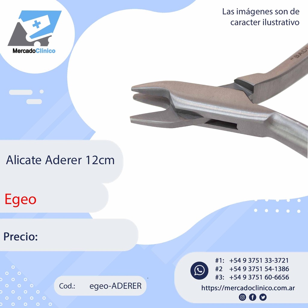 Alicate Aderer 12cm - Egeo