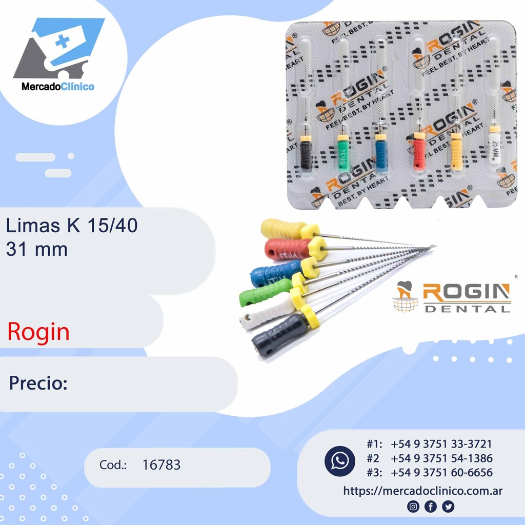 Limas K 15/40 - 31 mm  - Rogin