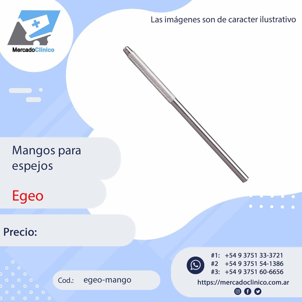 Mango para espejos - Egeo