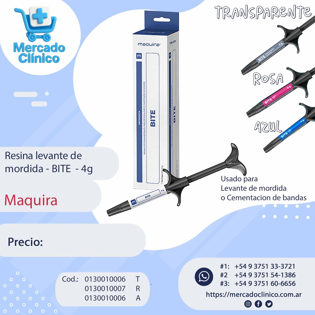 Levante de Mordida  - Bite - 4g - Maquira