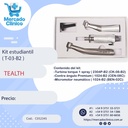 Kit Estudiantes (T-03-B2) - Turbina Push 1 spray + Contra ángulo Push + Micromotor Neumático. TEALTH