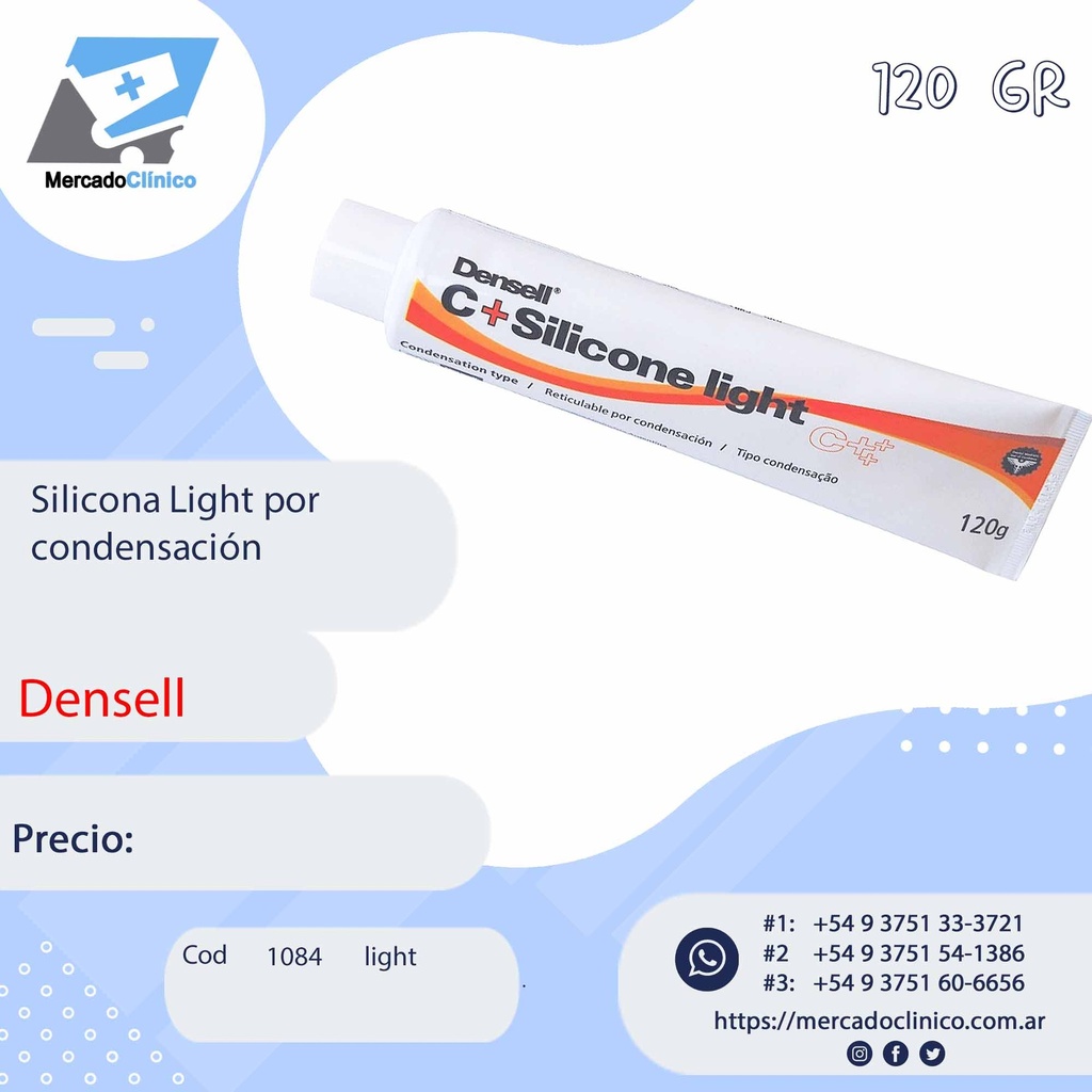Silicona Light por condensación - Densell