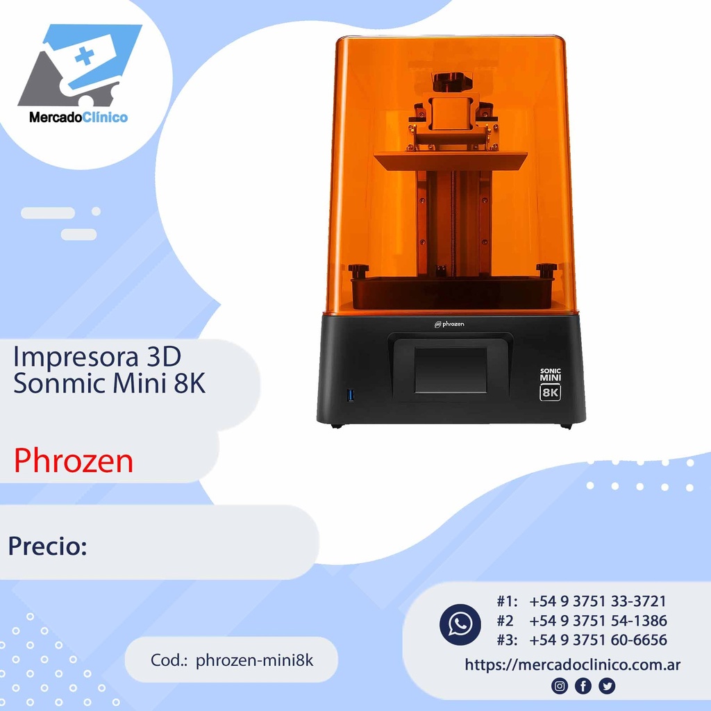 Impresora 3D Sonic Mini 8k - Phrozen