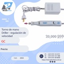 Torno de mano Driller - regulación de velocidad - Egeo