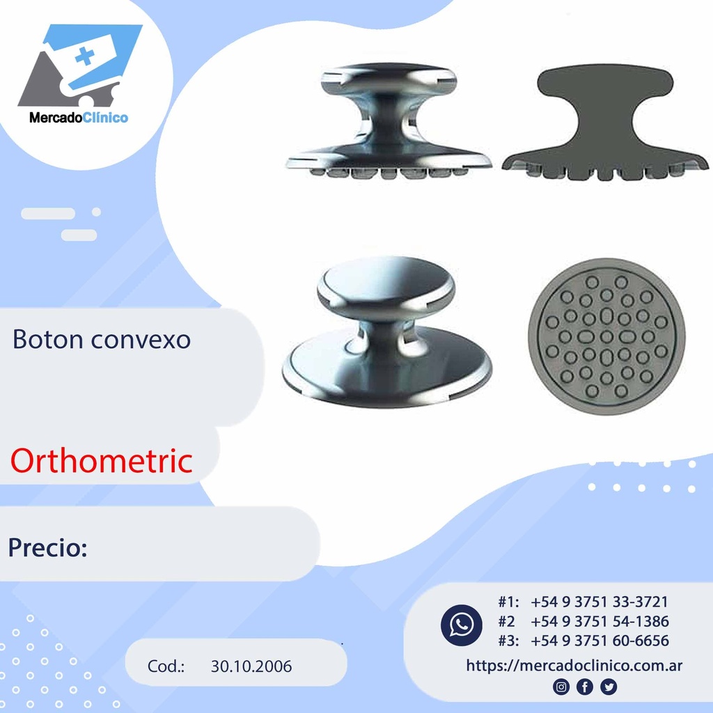 Botón Convexo - Orthometric