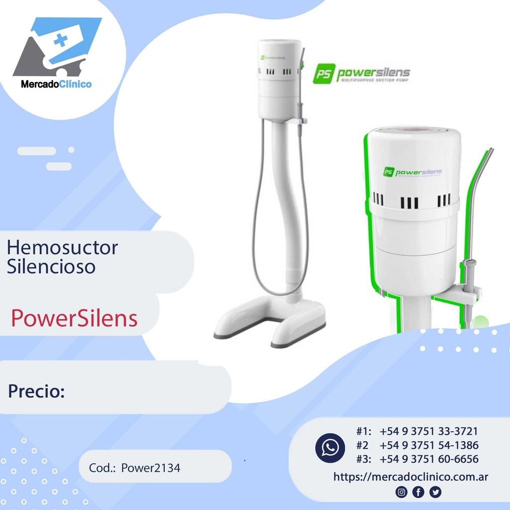 Hemosuctor - silencioso -  Power Silens
