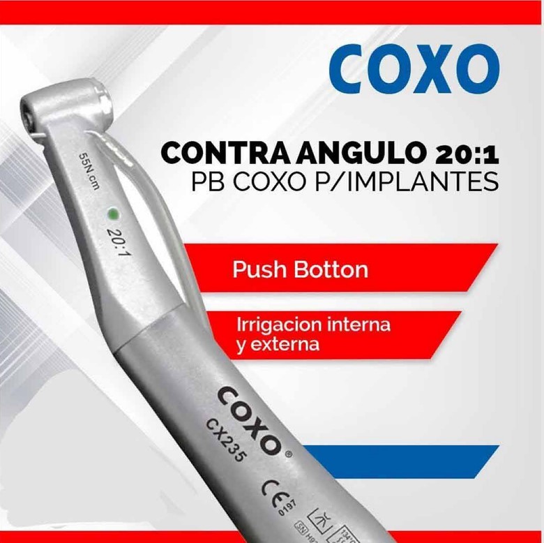 Contra Angulo 20:1 para Implantes - PB - COXO