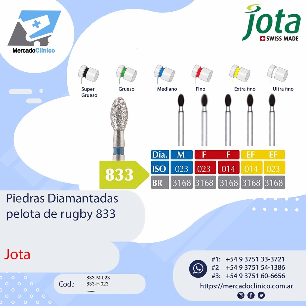 Piedras diamantadas- huevo o pelota de rugby 833 - x unidad - Jota