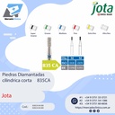 Piedras diamantadas- cilíndrica corta 835CA - x unidad - Jota