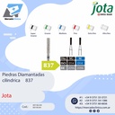 Piedras diamantadas- cilíndrica corta 837 - x unidad - Jota