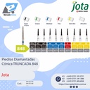 Piedras diamantadas- Cónica TRUNCADA  o Punta recta  848 - x unidad - Jota