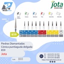 Piedras diamantadas- Cónica puntiaguda, delgada  859 - x unidad - Jota