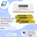 Papel de articular x caja (12 libritos con 12 hojas - doble faz c/u) - DIAMANTE
