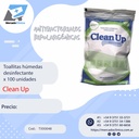 Toallitas húmedas x 100 Un -Clean Up