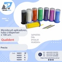 Microbrush aplicadores,tubo c/dispenser x 100 uni -  Qualident