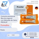 Cemento provisional libre de eugenol- con Hidroxido de Calcio  PROVILAT - Promedica