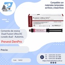 Cemento de resina Dual Fusion Ultra DC curado dual - Automix - Prevest