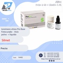 Ionómero vítreo Pro Base Fotocurado -  Avío  polvo  + líquido - Silmet
